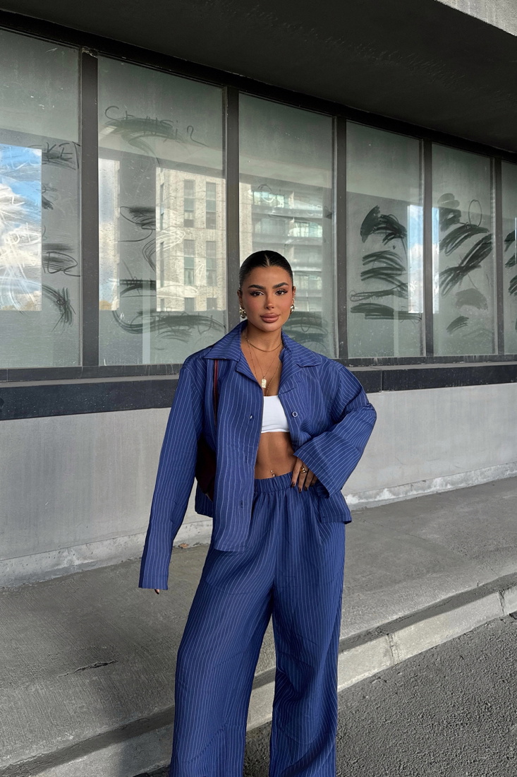 Lacivert Jia İkili Takım ATE-1753 - EYYO