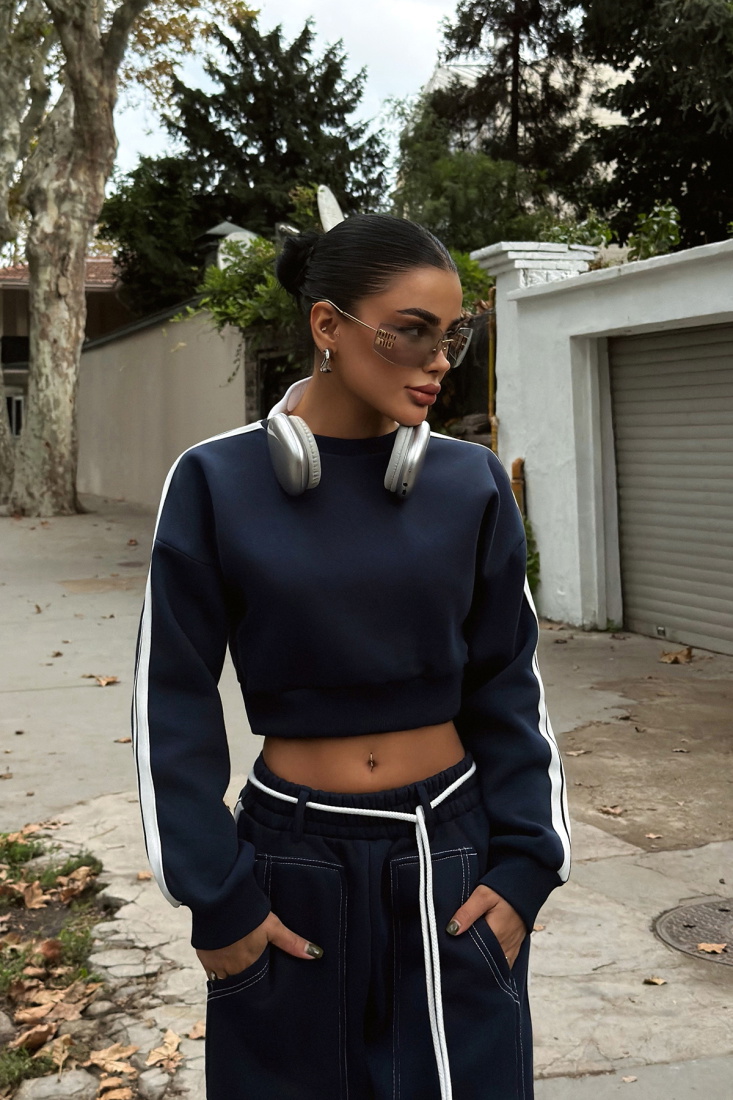 Lacivert Rinaldi Eşofman Takımı ATE-3750 - EYYO