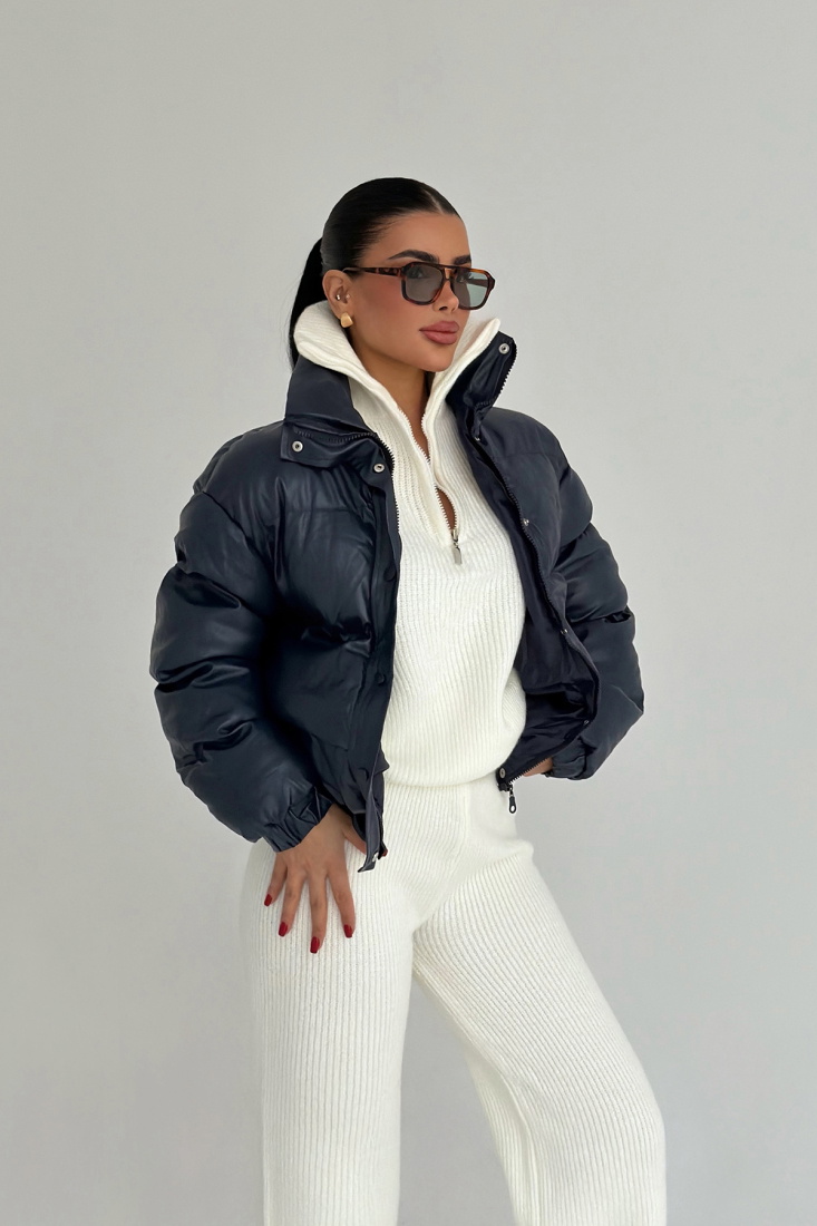 Lacivert Sorrel şişme mont ATE-3801 - EYYO