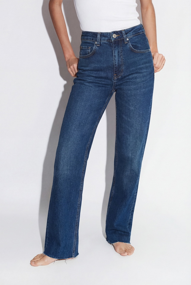 Lacivert Yüksek Bel Jean ATE-5071 - 7