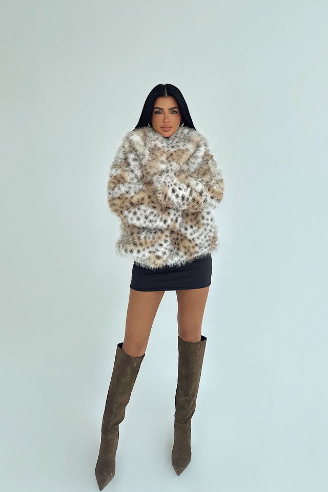 Leopar Delora Leopar Desenli Kürk ATE-3763 - 7