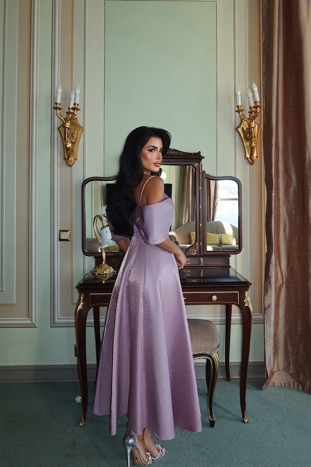 Lila Midias Midi Boy Abiye ATE-3400 - 5