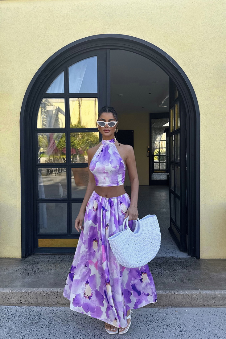 Lila Halter Yaka Takım ATE-1729 - EYYO