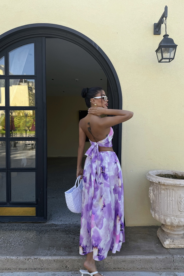 Lila Halter Yaka Takım ATE-1729 - 4