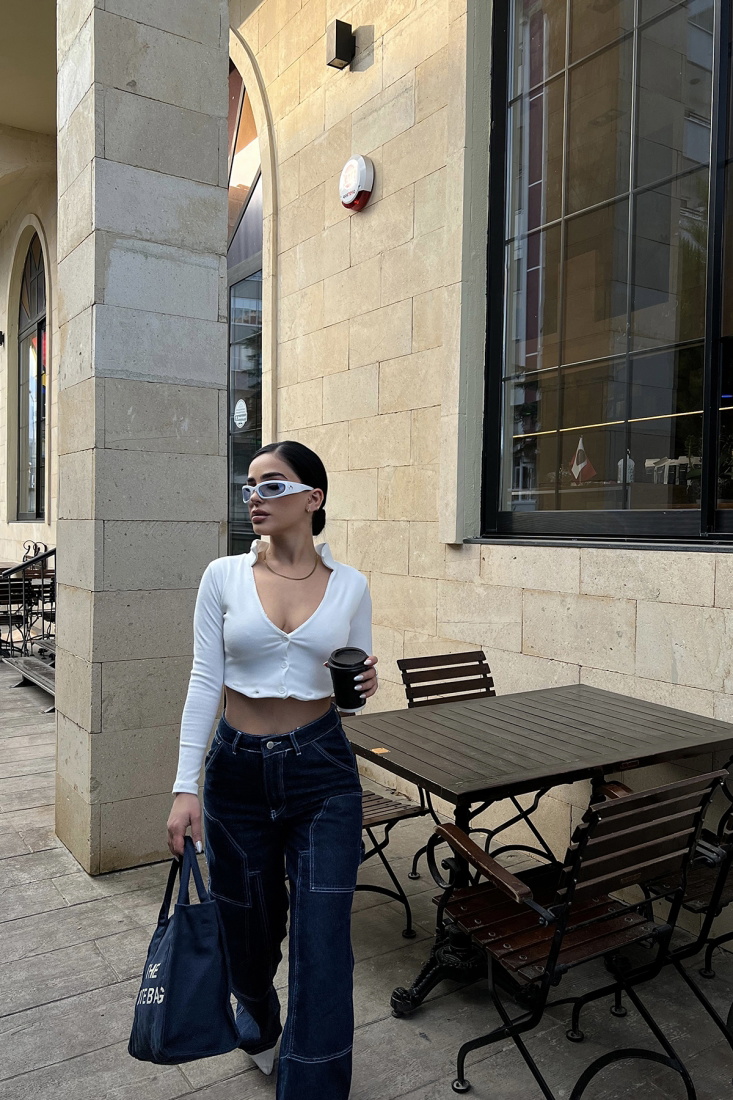 Mavi Dikiş Detay Jean ATE3687 - EYYO