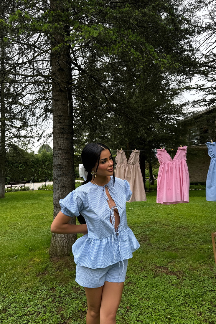 Mavi Laura Pötikare İkili Takım ATE-1067 - EYYO