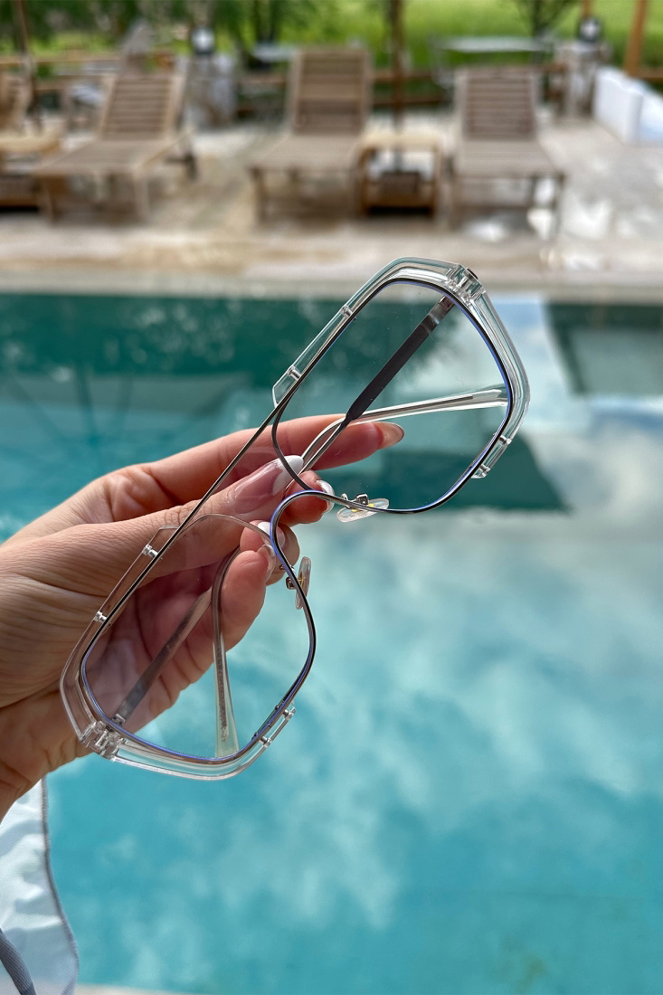 Transparent Gradient Glasses ATE6426 - EYYO