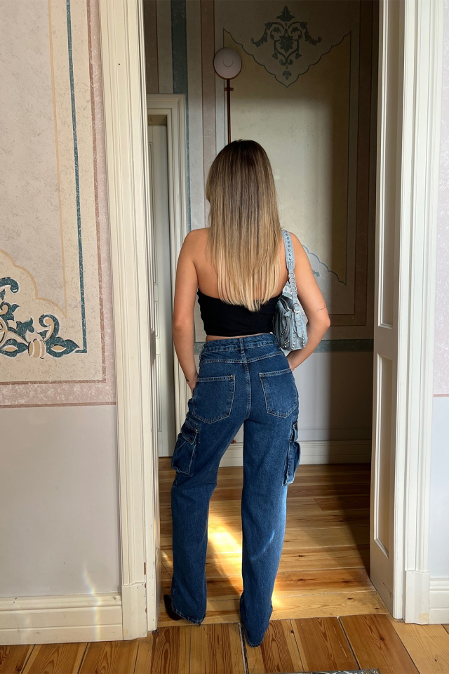 Mavi Kargo Cepli jean ATE3862 - 3