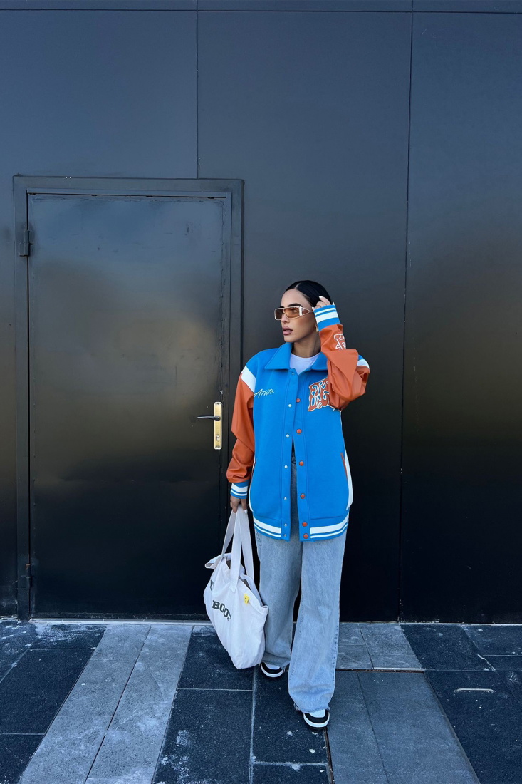 Mavi Kruvaze Yaka Kolej Ceket ATE2175 - EYYO