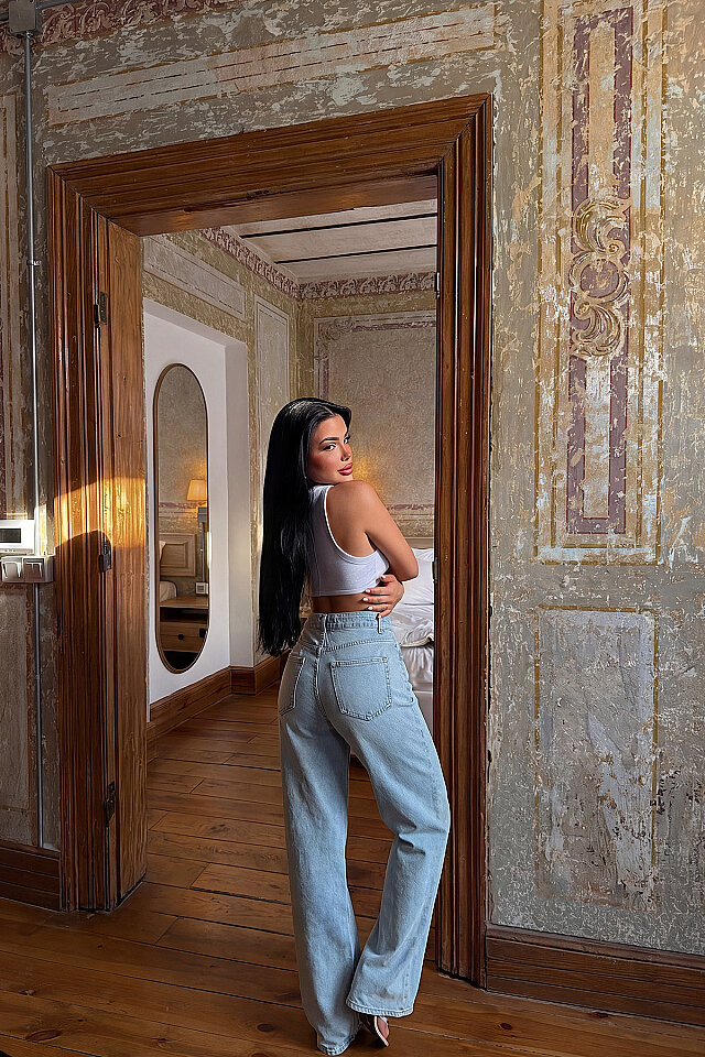 Mavi Yüksek Bel Jean ATE-5017 - 3