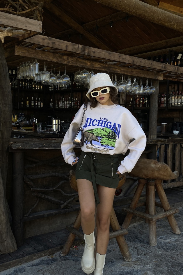 Michigan Printed Sweat ATE2030 - 1