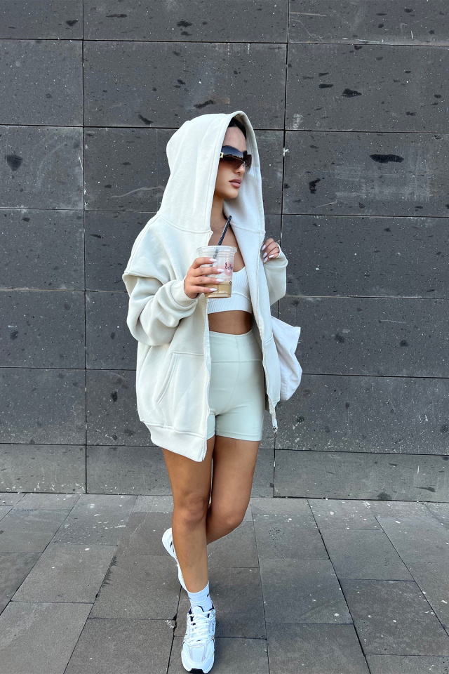 Mint Green Zippered Cardigan ATE1995 - 4