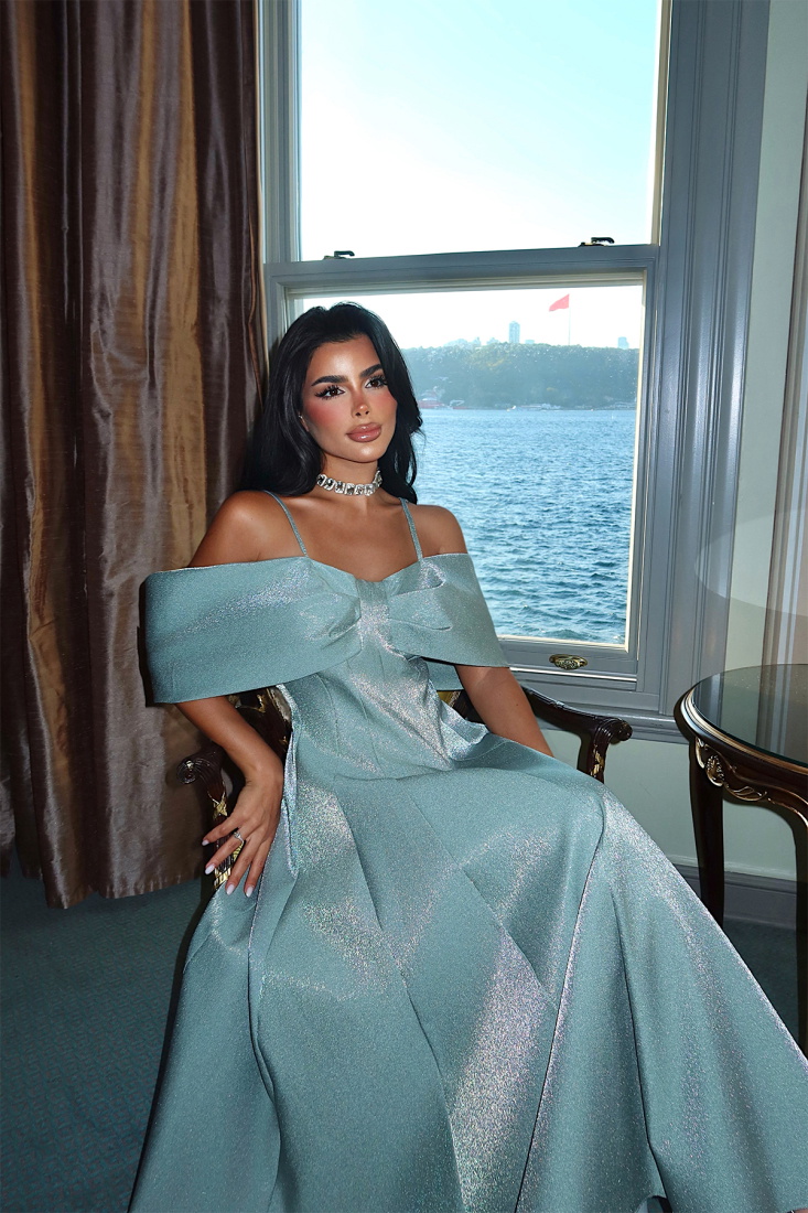 Mint Yeşili Midias Midi Boy Abiye ATE-3399 - EYYO