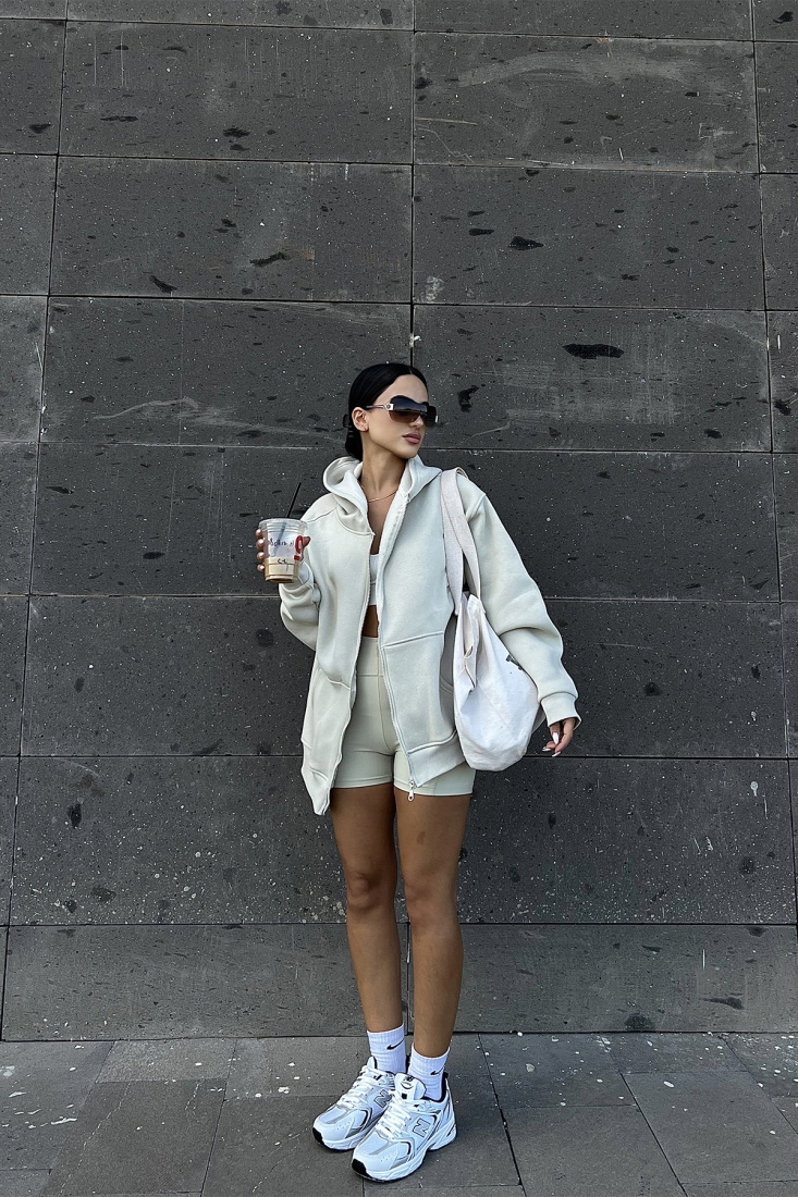 Mint Yeşili Önü Fermuarlı Hırka ATE1995 - DEPPOT