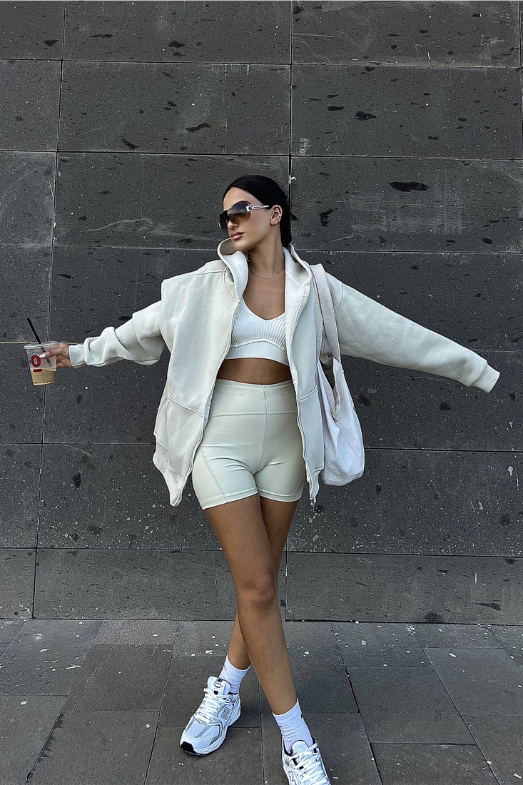 Mint Yeşili Önü Fermuarlı Hırka ATE1995 - DEPPOT