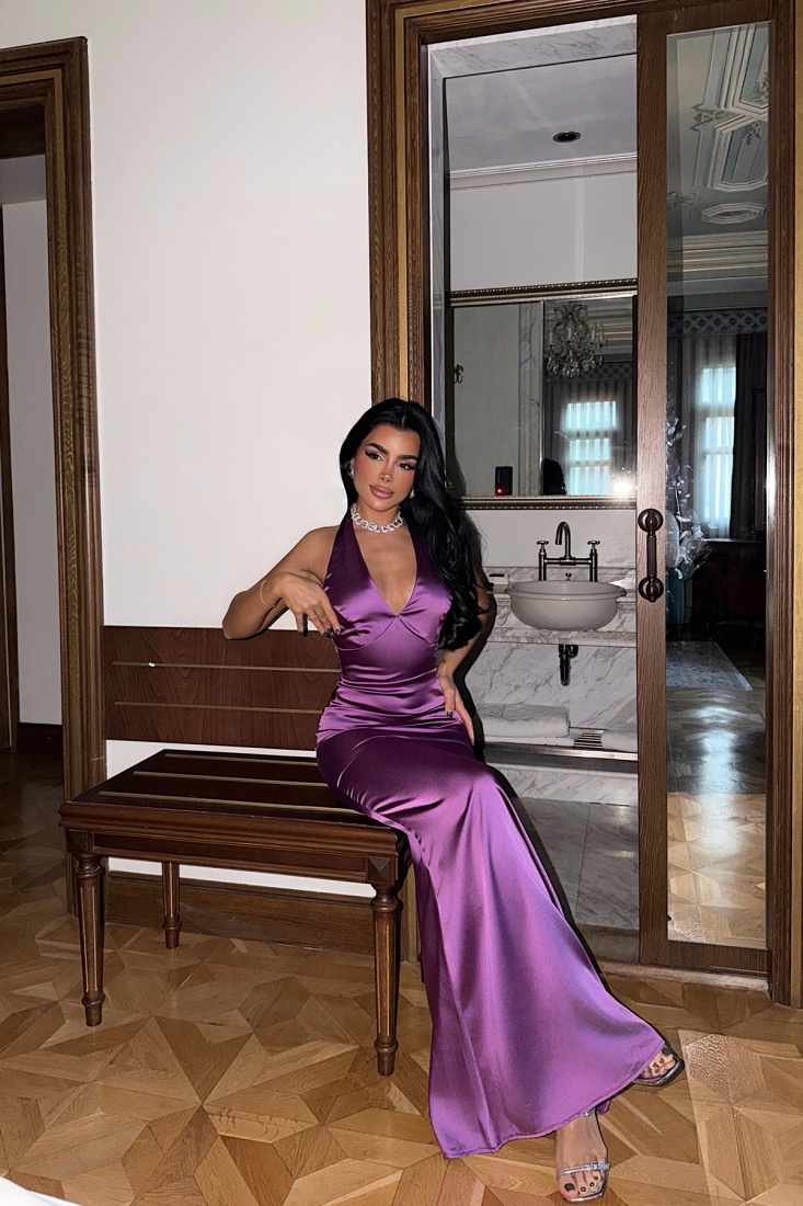 Mor Sartoria Uzun Elbise ATE-3458 - EYYO