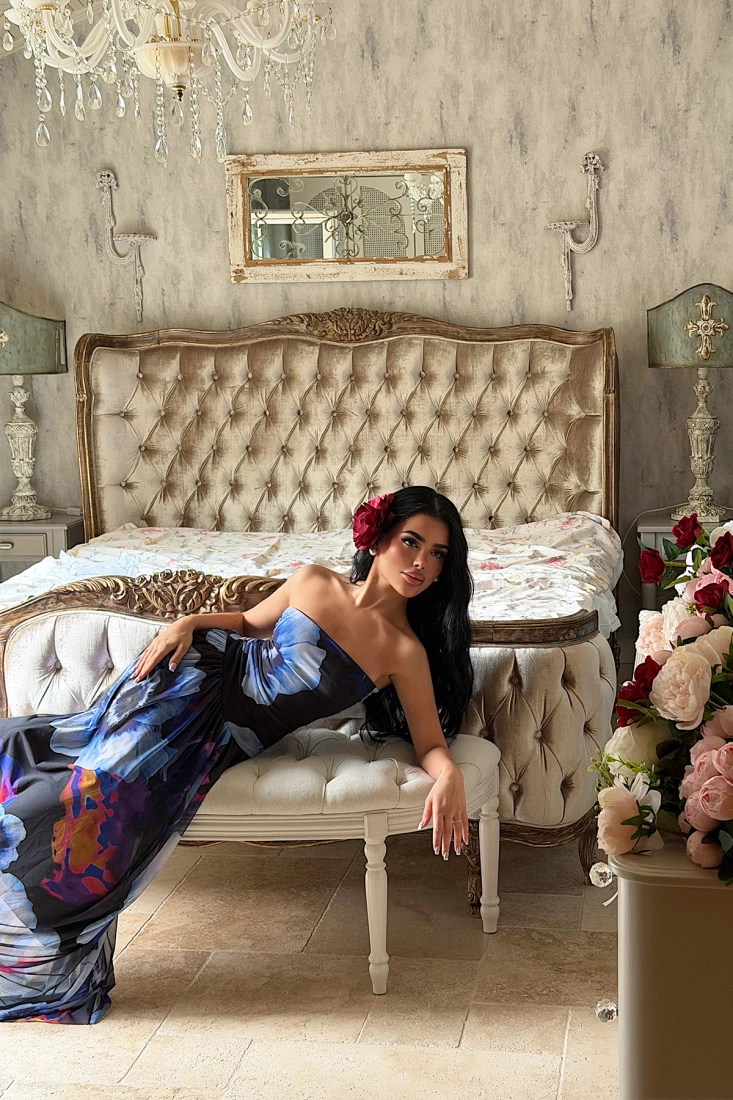 Mor Mudimo Elbise ATE-4964 - EYYO