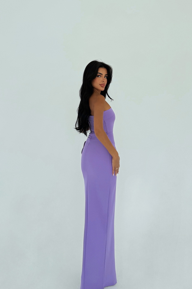 Mor Daysi Straplez Elbise ATE-3036 - 8