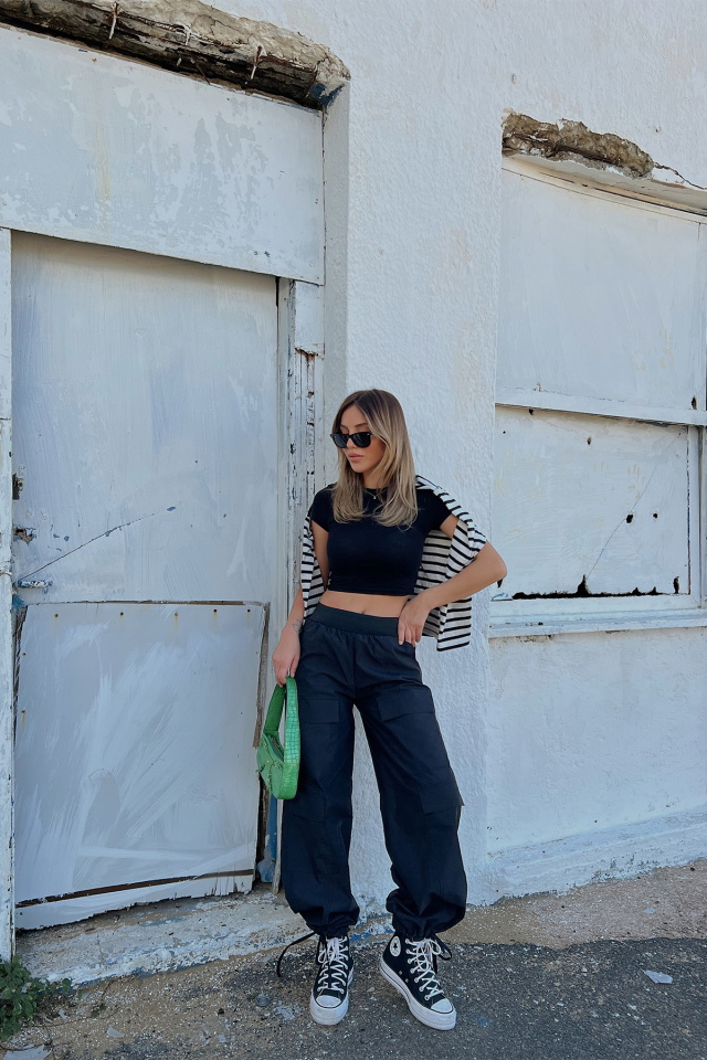 Navi Blue Cargo Pants ATE2023 - 4