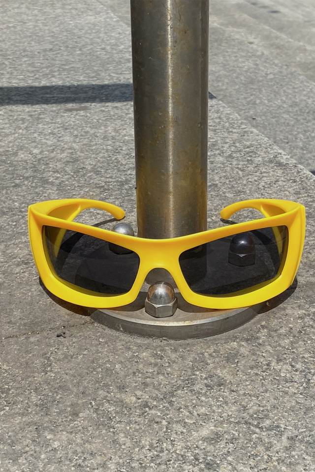 Orange Gradient Sunglasses ATEL39 - 5