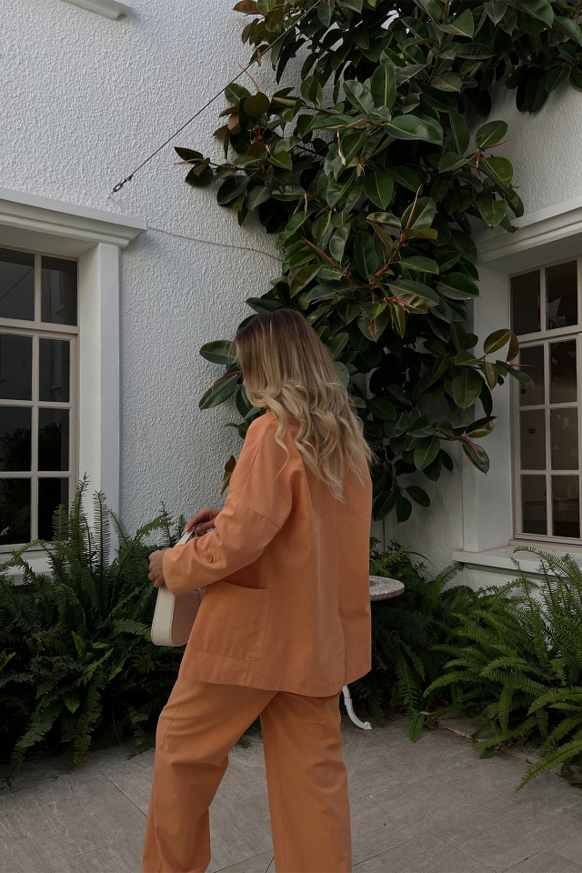 Orange Set With Pants ATE1624 - 5