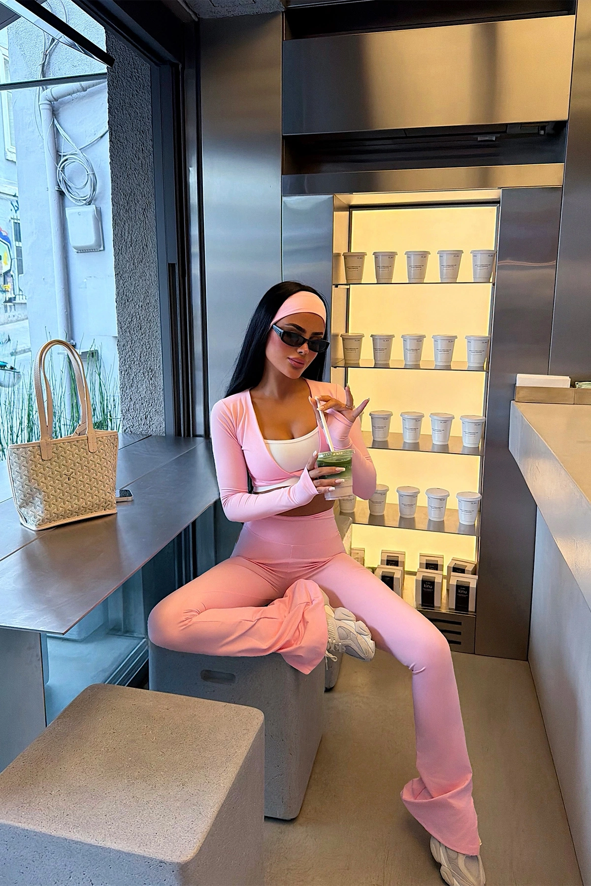 Pembe 4 Lü Pantolonlu Takım - 2
