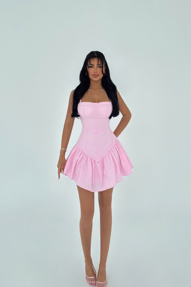 Pembe Tatiana Elbise ATE-1414 - 2