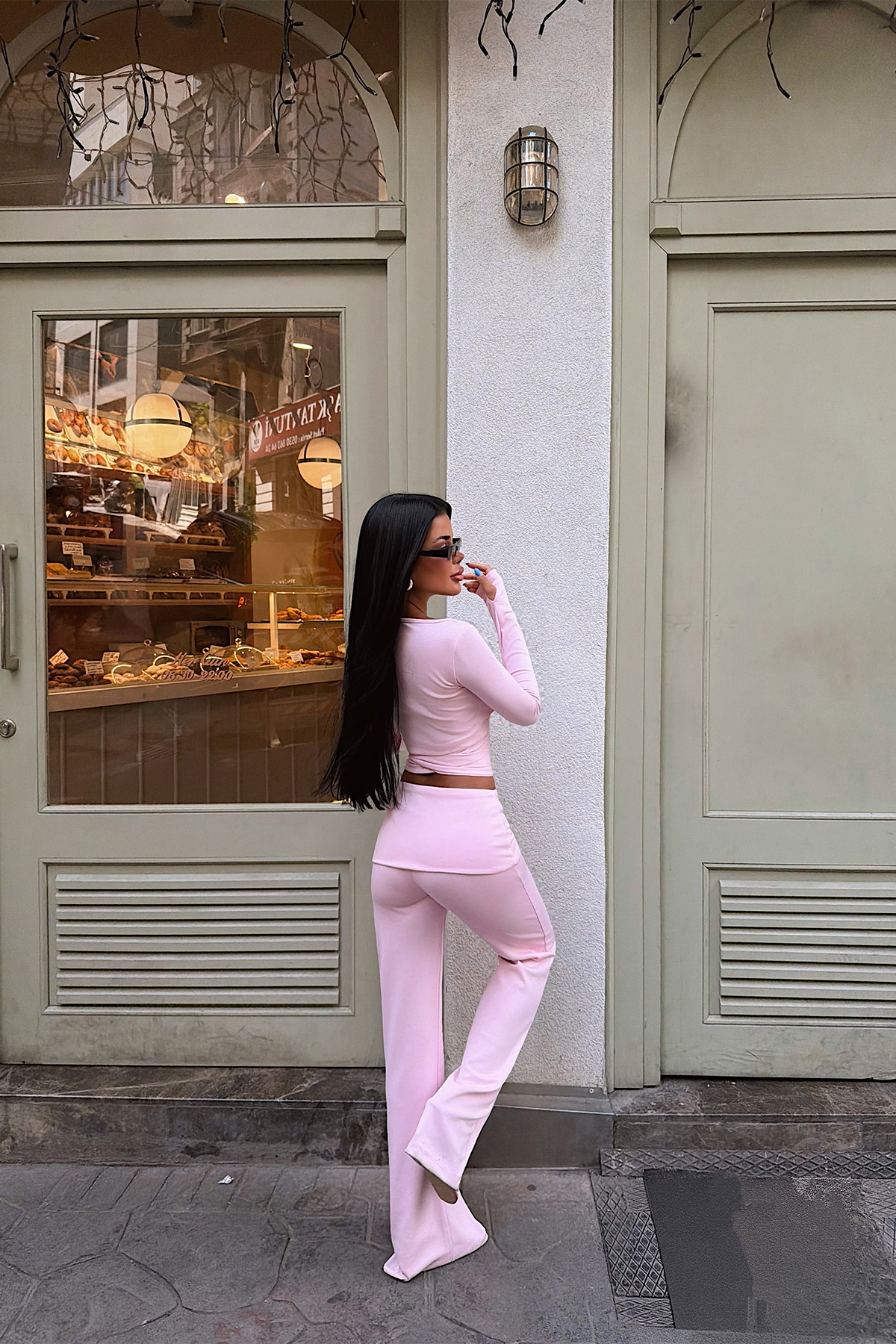 Pembe Bağlamalı Takım - 4