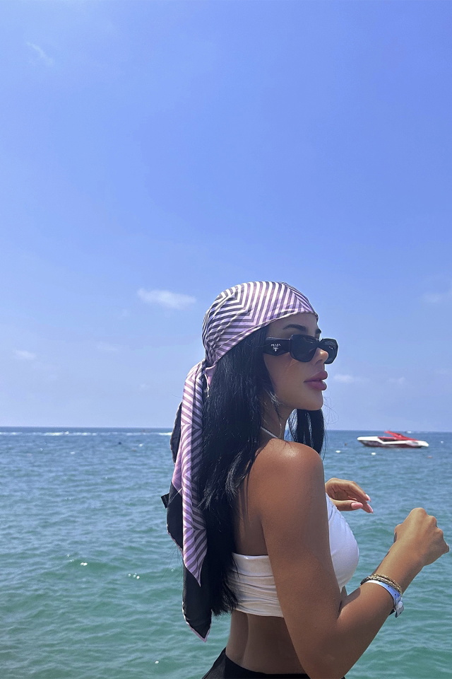 Pembe Çizgili Şal ATEL2050 - 2