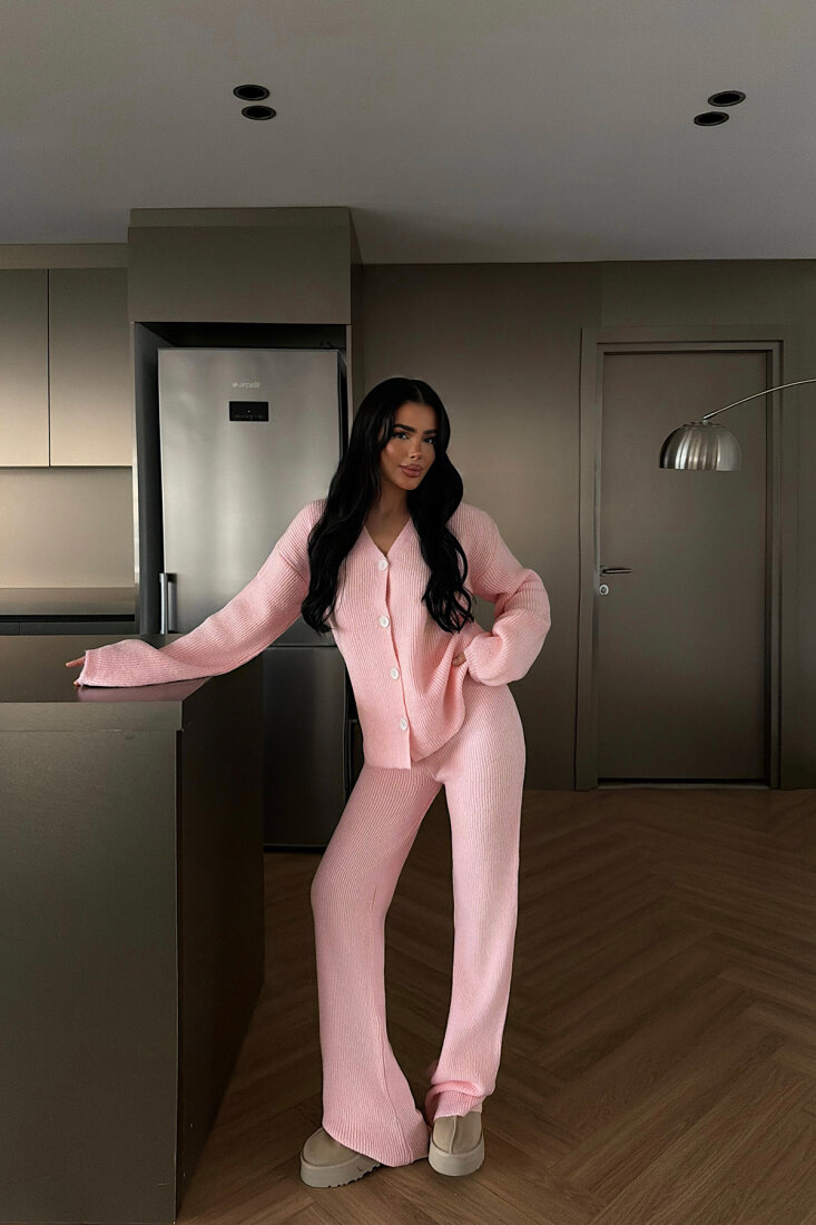 Pembe Mildri Triko Takım ATE-4484 - EYYO