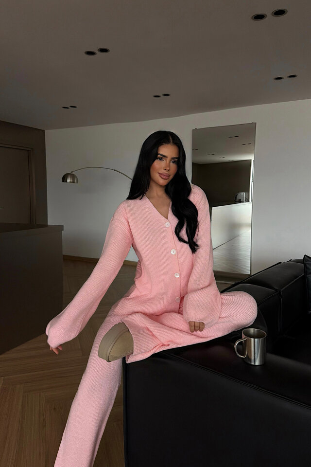 Pembe Mildri Triko Takım ATE-4484 - 3