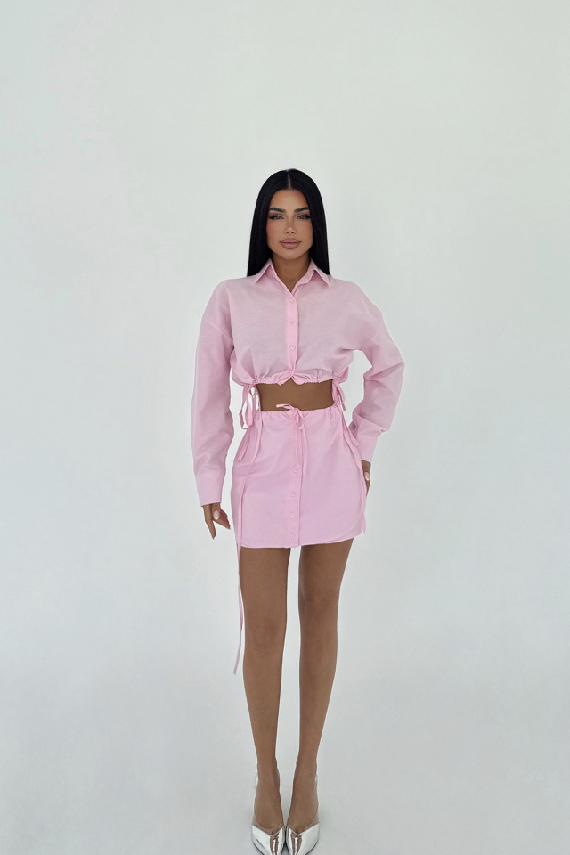 Pembe Beyla Gömlek Takım ATE-1693 