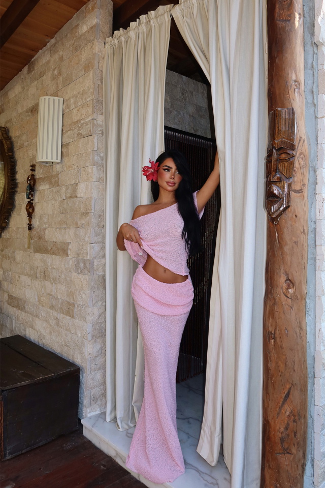 Pembe Lilaea Triko Takım ATE-3220 - 5