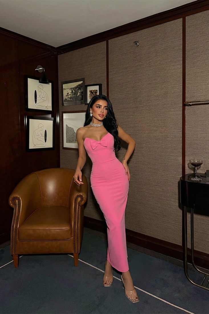 Pembe Cressida Elbise ATE-3235 - EYYO