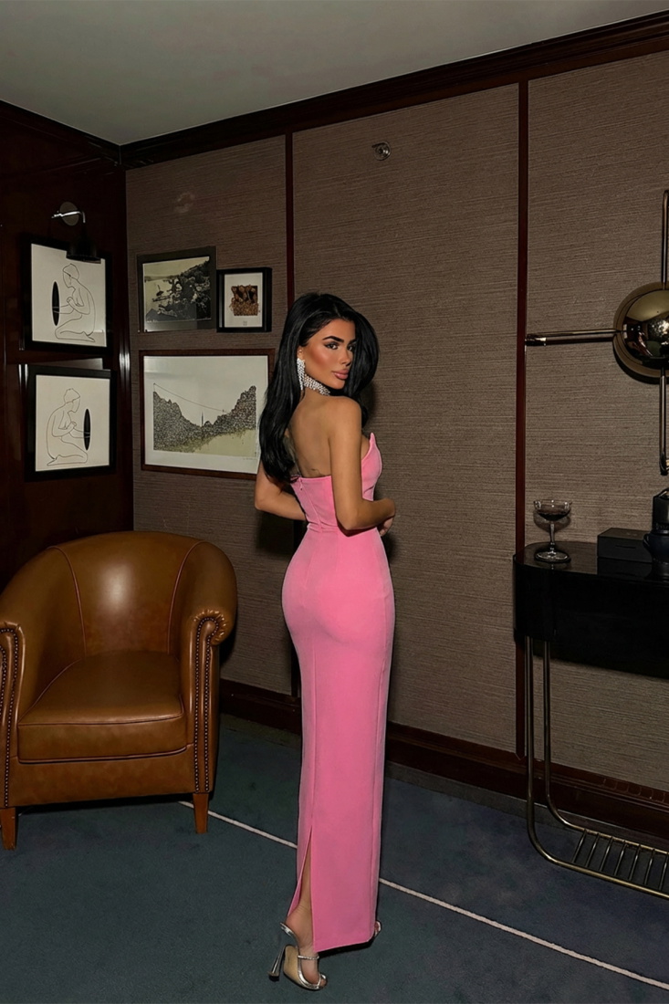 Pembe Cressida Elbise ATE-3235 - EYYO