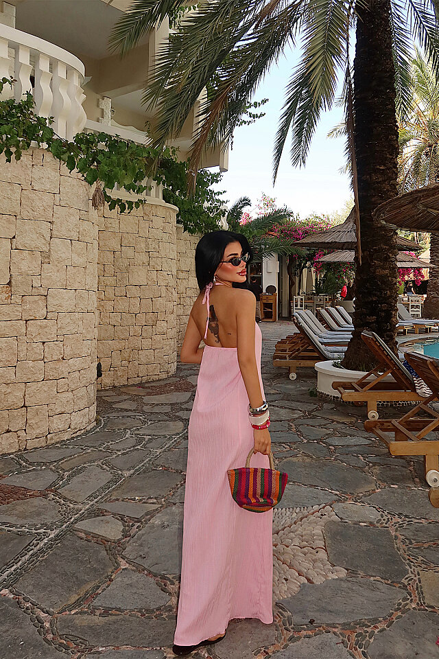 Pembe Hebbi Elbise ATE-5222 - 4