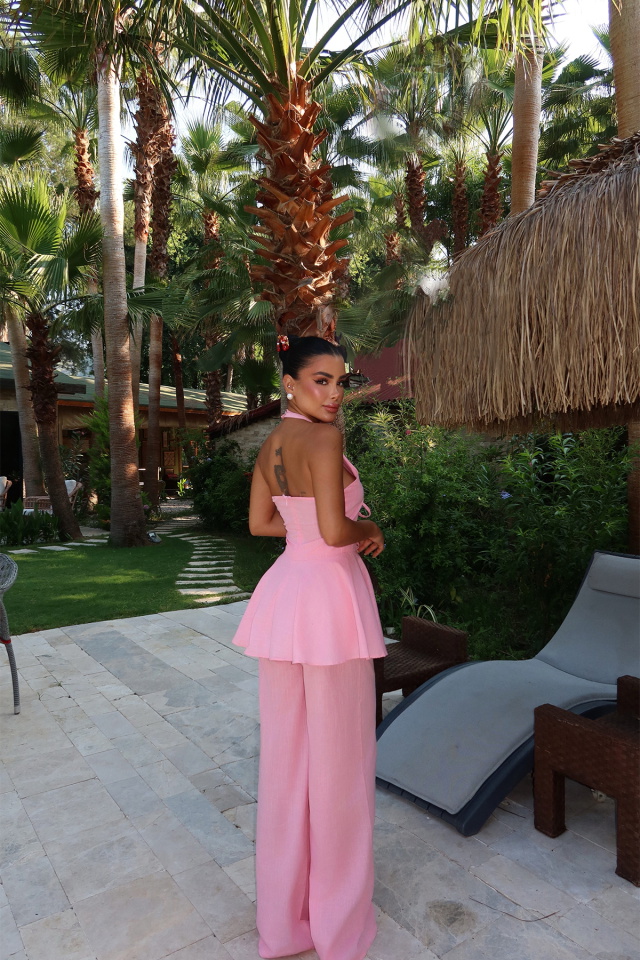 Pembe Ostano Keten Takım ATE-2956 - 6
