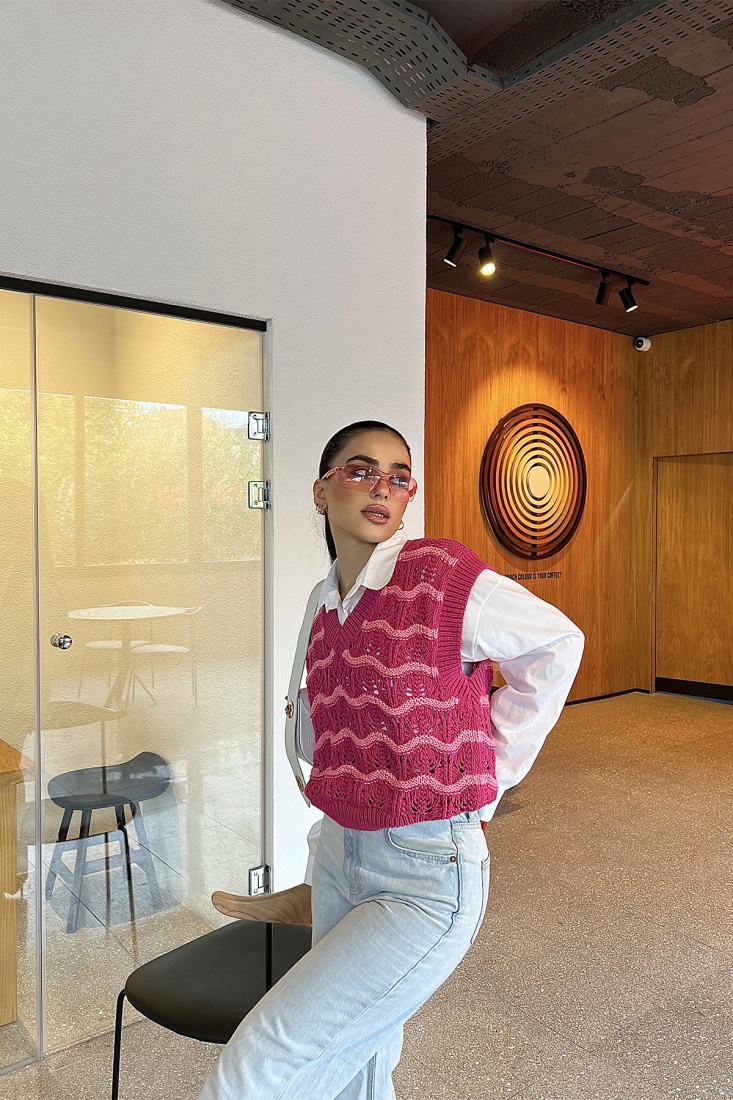 Pembe Triko Süveter ATE3478 - EYYO