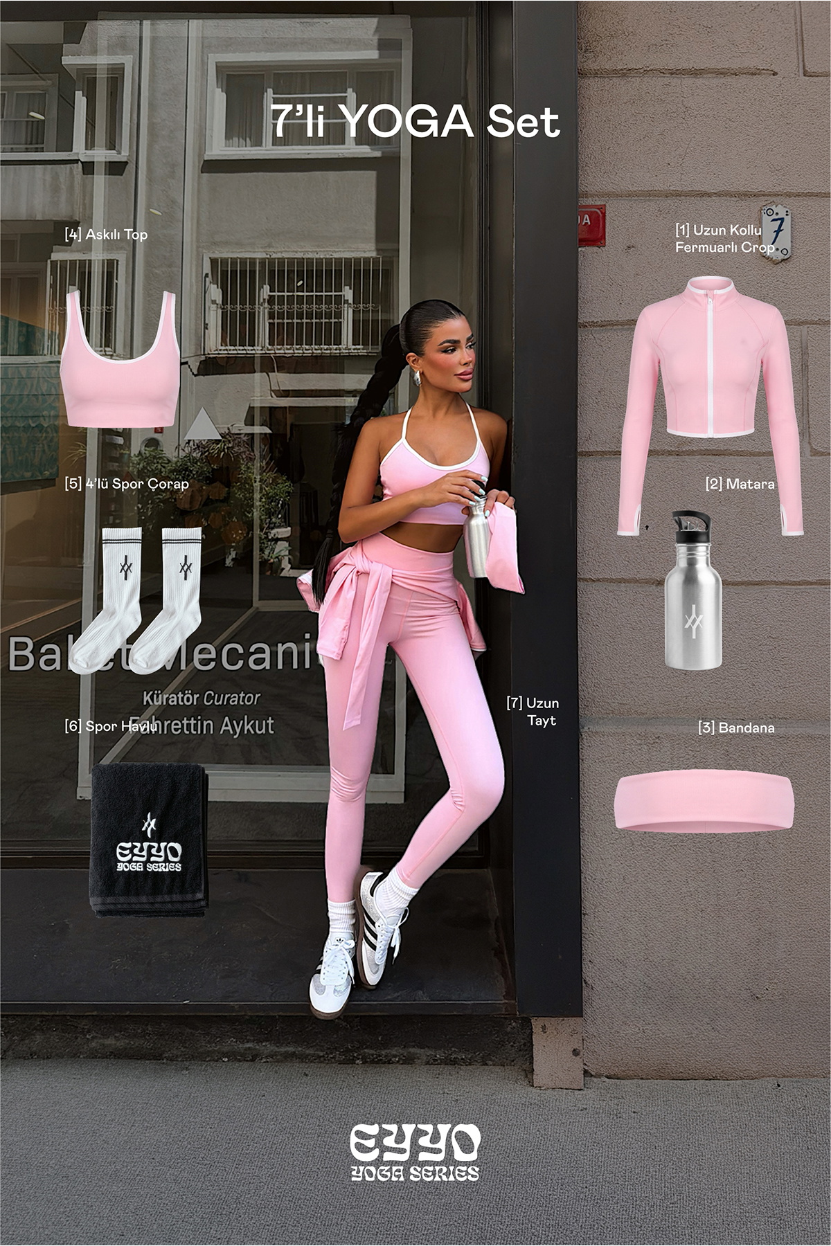 Pembe Velocity 7 Li Yoga Set - 1