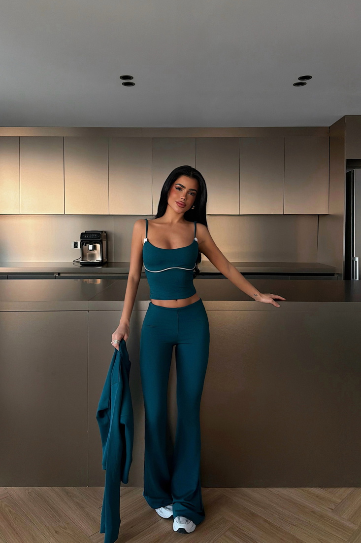 Petrol Yeşil Clevny Takım ATE-4607 - EYYO