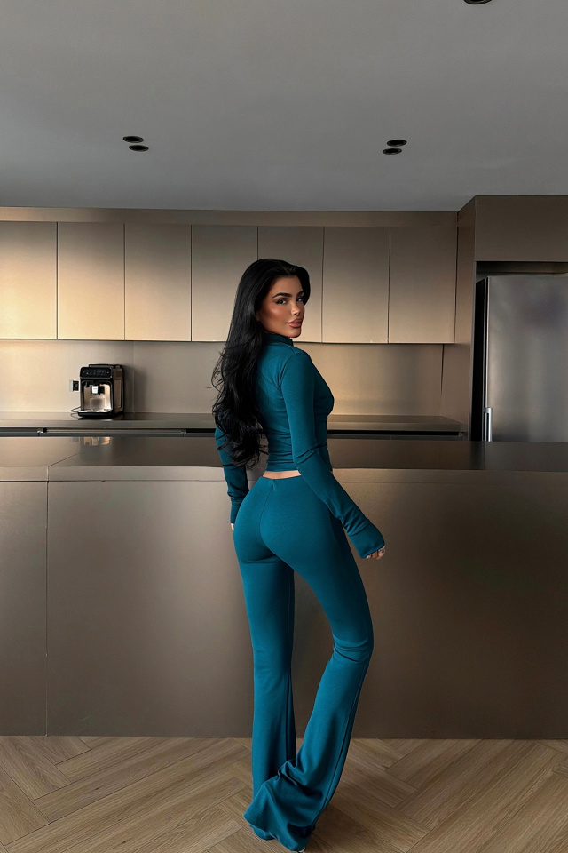 Petrol Yeşil Clevny Takım ATE-4607 - 4