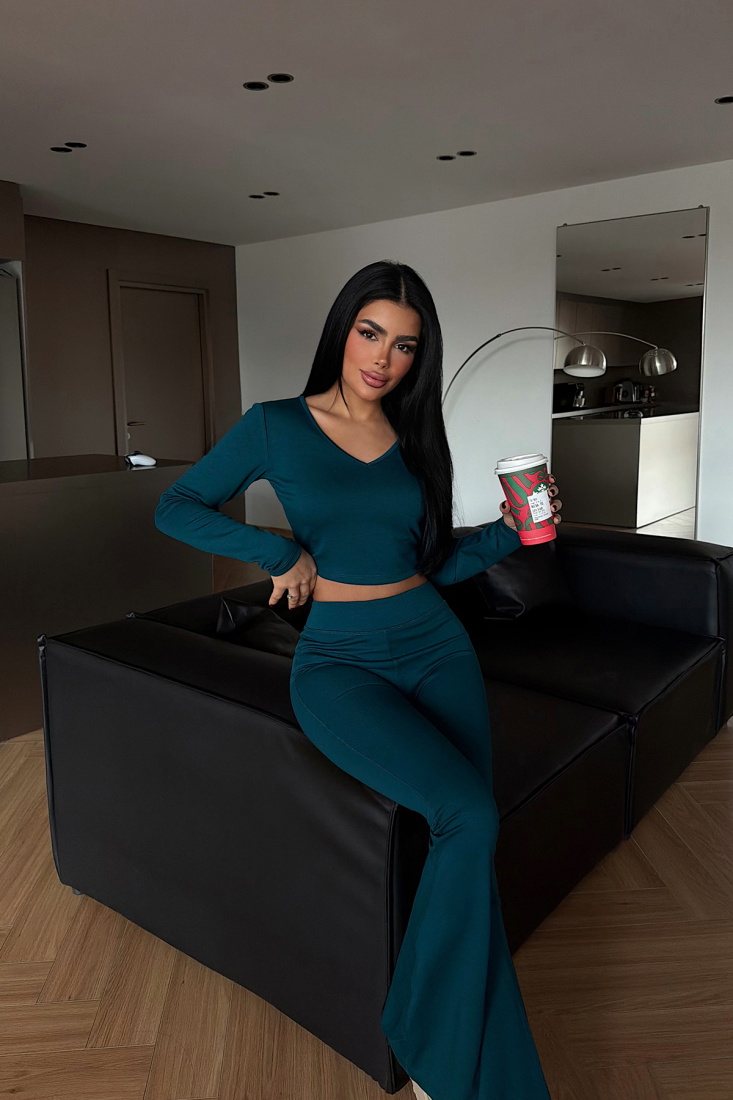 Petrol Yeşili Aesop takım ATE-4077 - EYYO