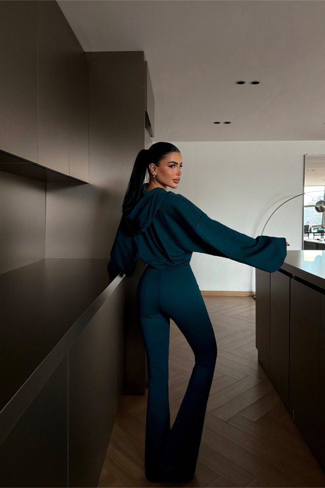 Petrol Yeşili Kerrie Eşofman Takımı ATE-4151 - 4