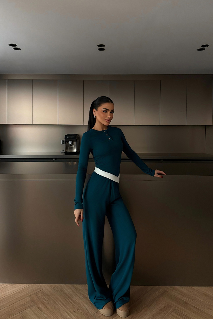 Petrol Yeşili Lobster Takım ATE-4242 - EYYO