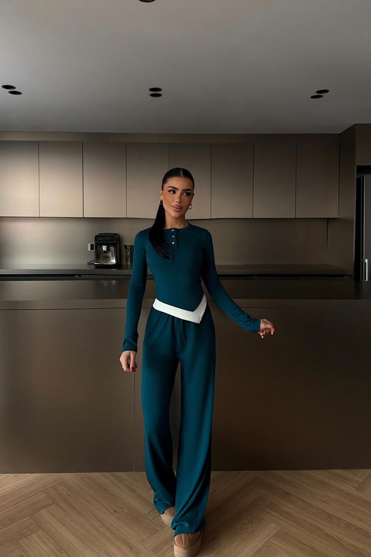 Petrol Yeşili Lobster Takım ATE-4242 - EYYO