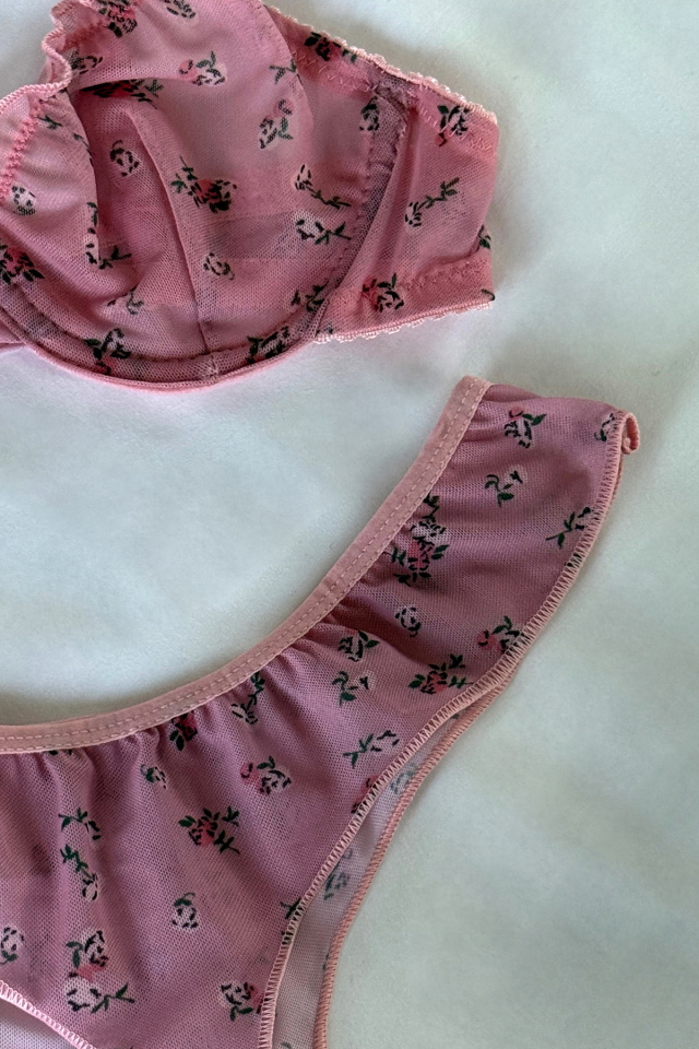 Pİnk Flower Detail Underwear ATE-2880 - 2