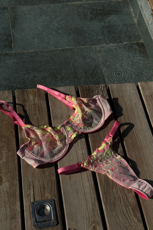 Pink Flower Pattern Set ATEL2467 - 4