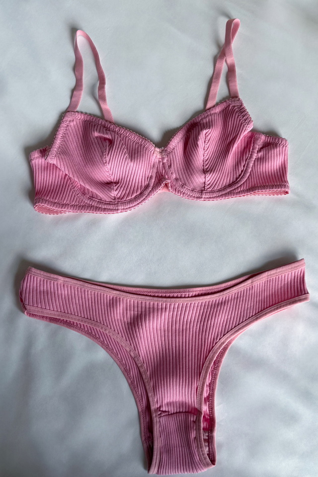 Pink Knitted Underwear ATE-2878 