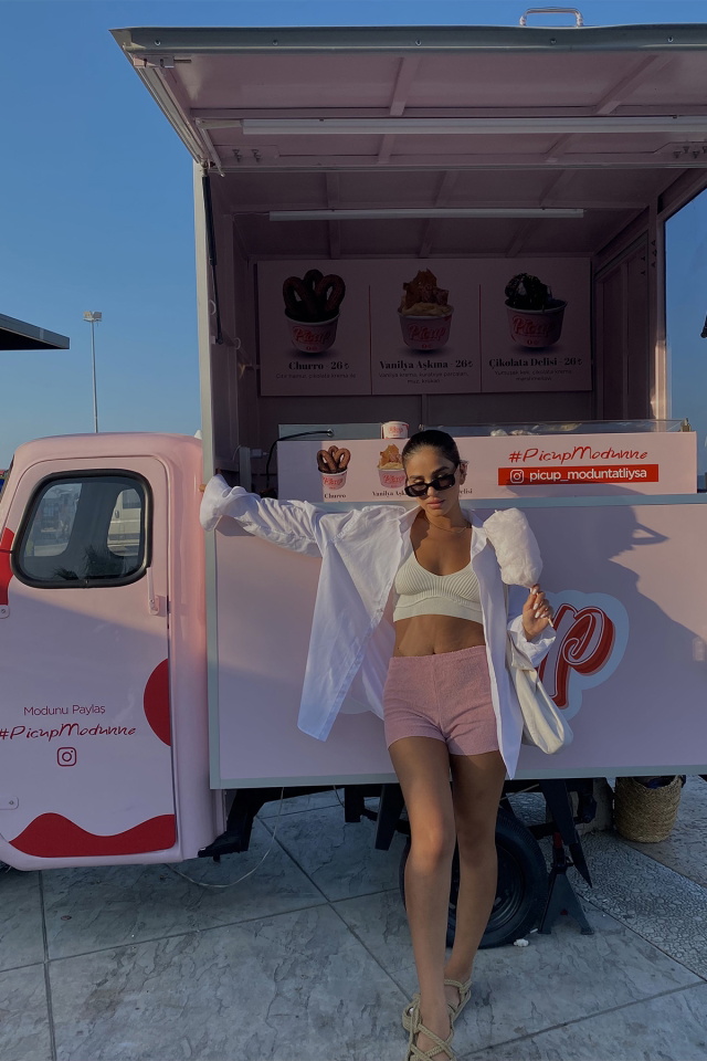 Pink Mini Shorts ATE1866 - 1