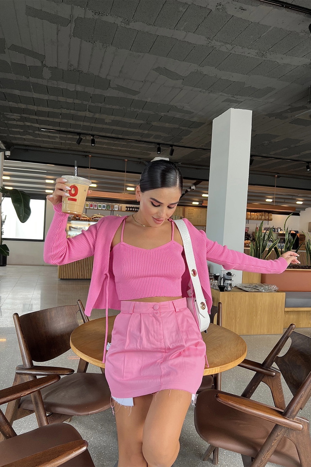 Pink Mini Skirt ATE1992 - 3